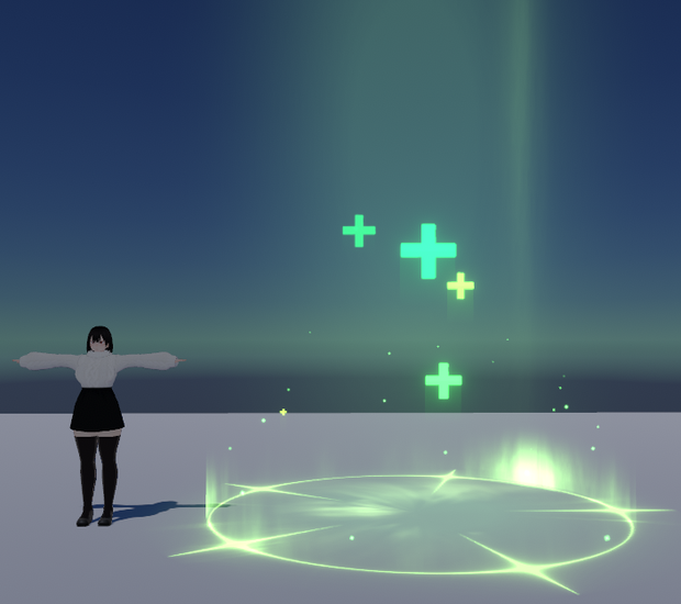 [VFX]Healing Circle Effect ヒーリングサークルの効果