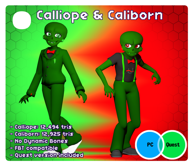 VRChat Avatars - Calliope & Calliborn [HOMESTUCK]