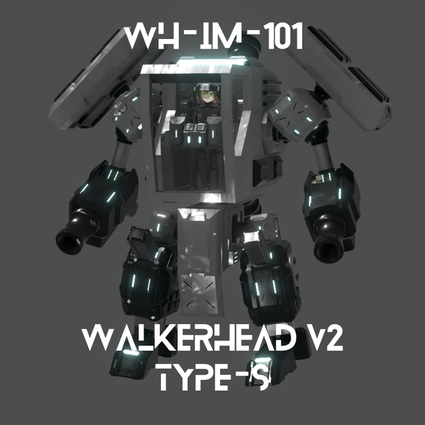 【VRC向け】WH-IM-101 ウォーカーヘッドV2 Type-S