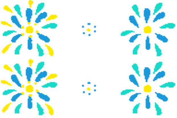 【花火】青