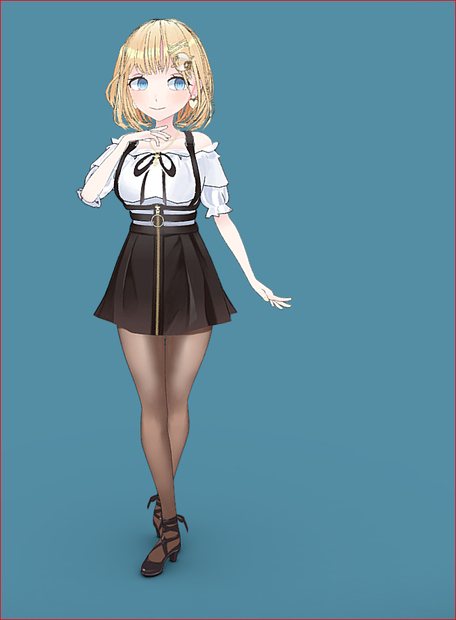 Amelia Watson 3D Model avatar Girl vtuber 3D Characters アメリア・ワトソン 3Dモデル アバターガール vtuber