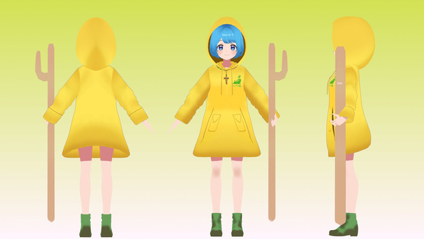 Luce Mascot 3Dモデル - Luce Mascot 3D Model Fan Art