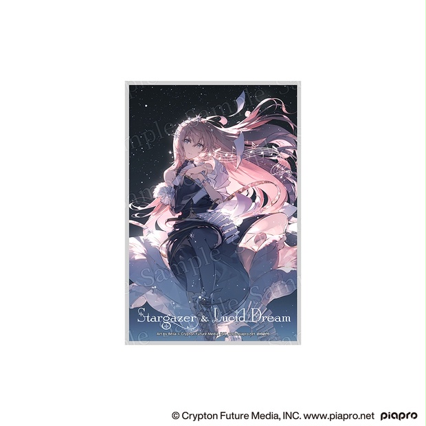 縦長色紙D＜asteroid：巡音ルカ＞ - Rella Artworks / 不安定+ - BOOTH