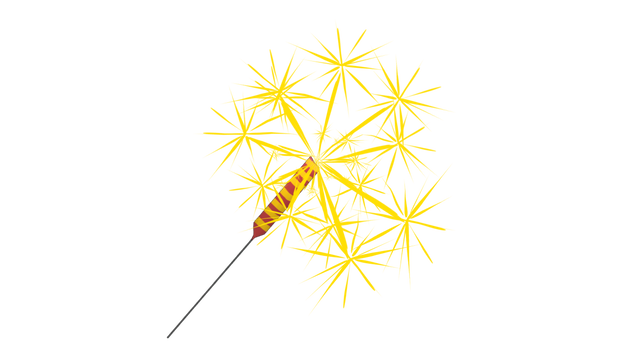 動く手持ち花火