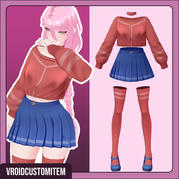 Mita | MiSide Outfit for VRoid