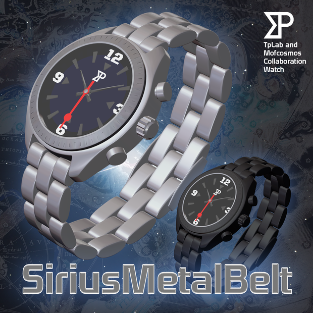 【VRChat対応】OSC Analog Watch [SiriusMetalBelt]