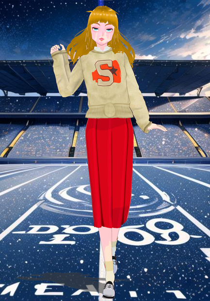 Vintage Cheerleader Outfit   