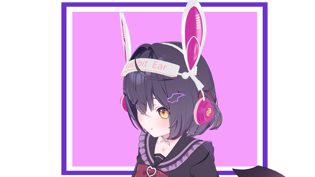 VRChat対応 3Dモデル「Rabbit Ear」