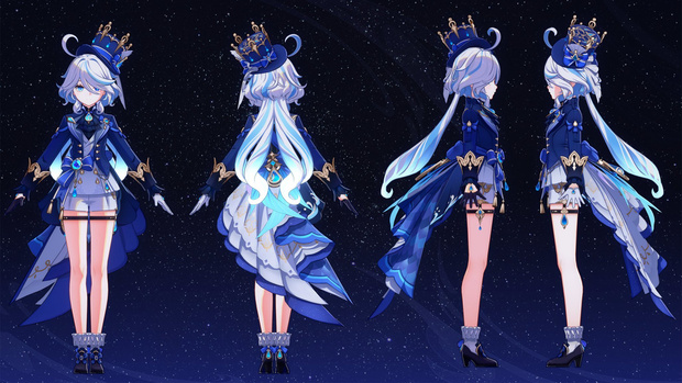 原神：Genshin Impact フリーナ Furiina model (pmx)