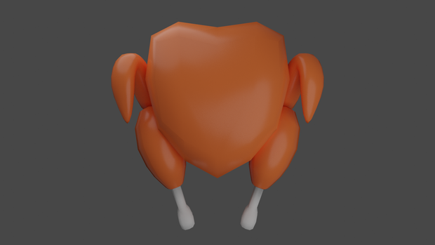 Fried Low-Poly Birb