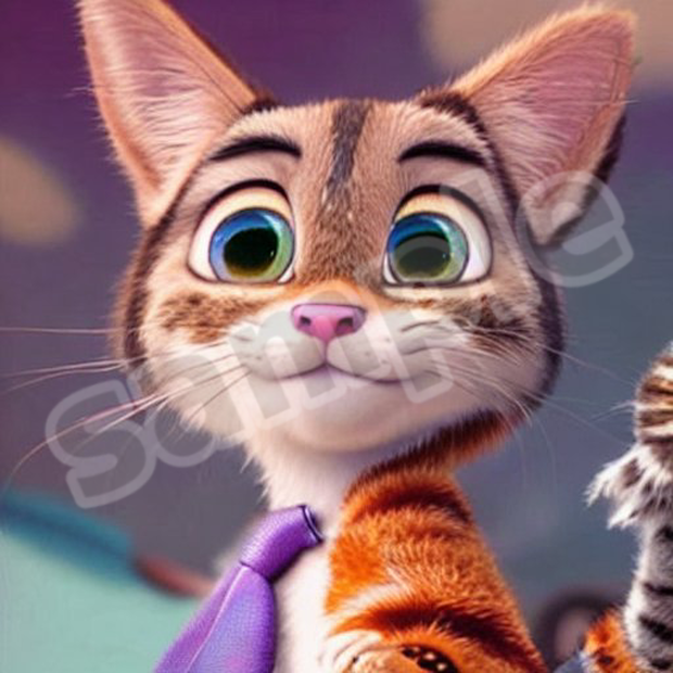 アイコン(オス猫・青年)