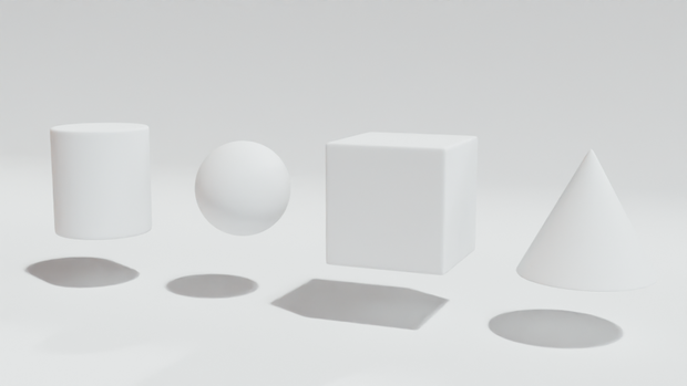 【Blender】基本オブジェクト [3Dモデル素材]