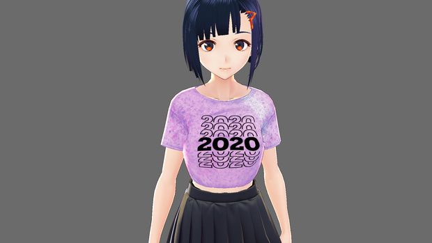 FREE 2020 Mini T-shirt VROID texture