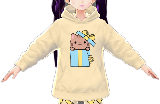 Kawaii Cat Gift VARIATION vroid textures