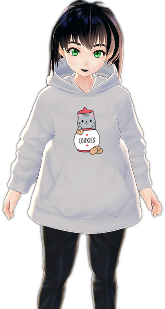 Kawaii Cookie Jar Cat VARIATIONS vroid textures
