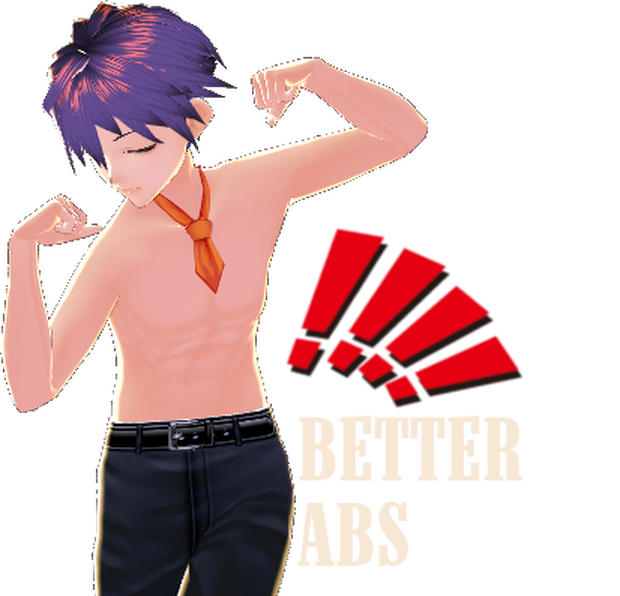 Abs Muscles MALE body texture