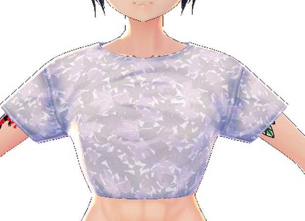 FREE Patterned Mini t-shirts VROID textures