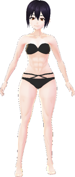 Pale Skin Muscles Body & Face VROID textures