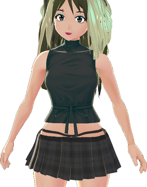 FREE Sleeveless Blouse VROID textures