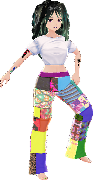 Patchwork Pants from Stream Feb 22, 2021