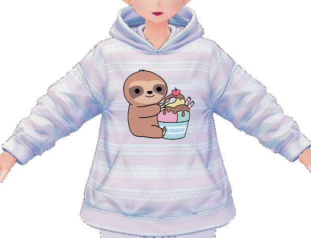 Kawaii Sloth Triple Treat 3 piece VROID textures