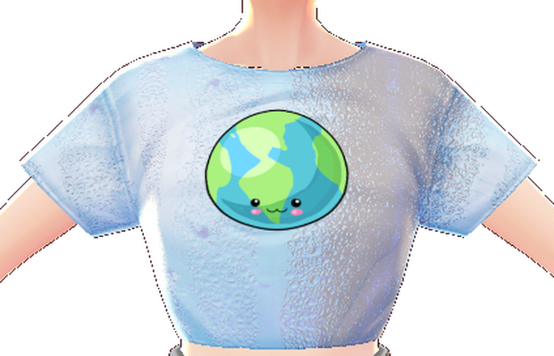 Kawaii Earth 3 piece VROID textures