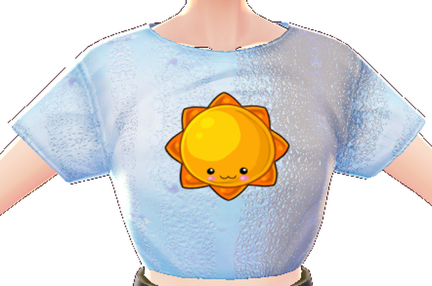 Kawaii Sun 3 piece VROID textures