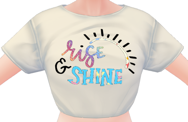 "Rise and Shine" mini T VROID texture