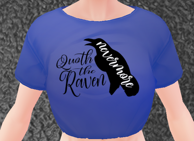 *IMPROVED* 2 PIECE - Raven "Nevermore" mini t-shirt and hoodie set