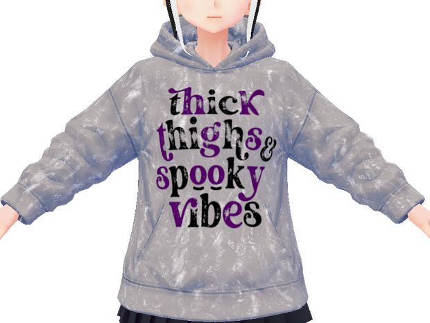 Thick Thighs Spooky Vibes - 3 PIECE VROID TEXTURES