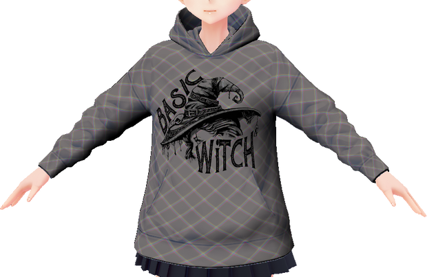 Basic Witch (Face) 3 piece VROID TEXTURES