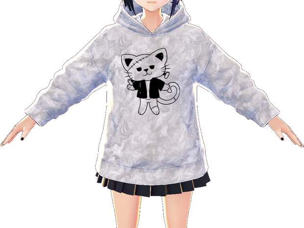 Frankenkitty 3 piece VROID TEXTURES