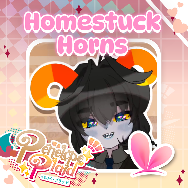 Customizable Homestuck Vtuber Troll Horns | Live2D Vtuber Asset カスタマイズ可能なHomestuck VTuberトロールの角｜Live2D VTuberアセット