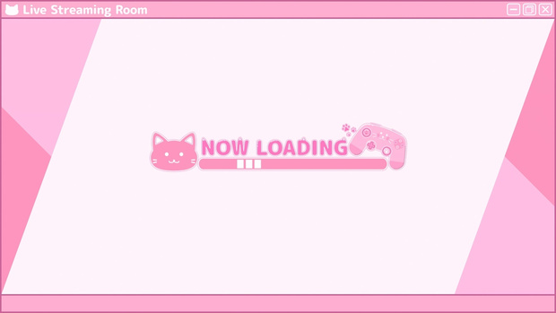 【配信者向け】待機画面 - かわいいサンプル05