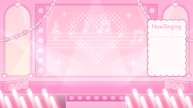 【VTuber向け】動く配信画面 - ライブステージ01