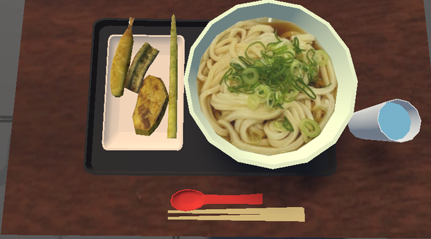かけうどん＆天ぷら (Kake_udon&Tempura)