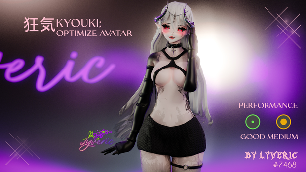 狂気 Kყσuƙι; Kyouki VRChat Avatar Optimize PC SFW