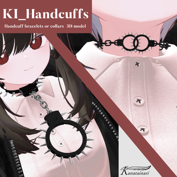 【手錠型ブレスレット・首輪】KI_Handcuffs