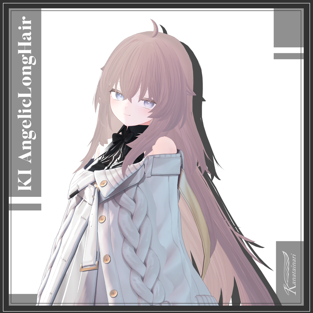 【3Dロングヘアモデル】KI_AngelicLongHair【MA】