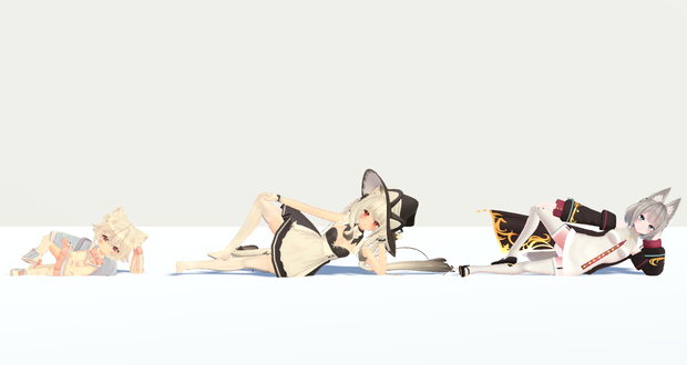 【無料】Prone pose 2
