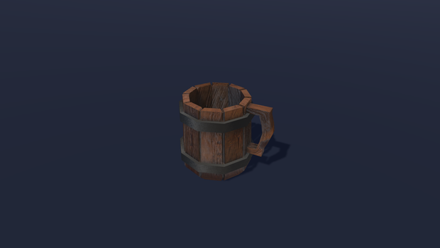 【3Dモデル】酒場のマグ / Tavern Mug