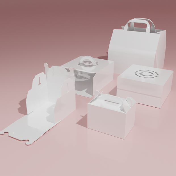 オリジナルケーキ箱が作れるキット