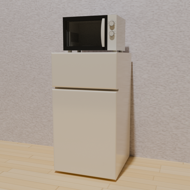 冷蔵庫と電子レンジ