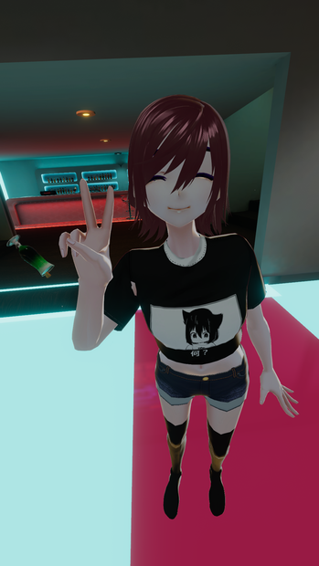 Vroid Nani? Crop Top (Long Coat)