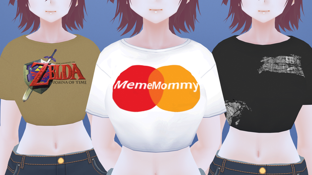 Misc. Crop Top Pack 1 [15 Tops FREE!!]