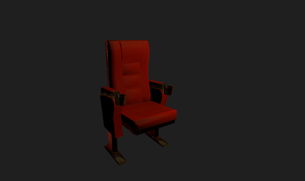 [VRCHAT] TheatherChair  映画館の椅子