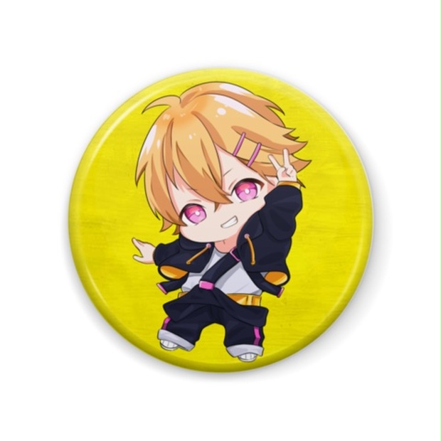 Amazon.co.jp: にじさん 小柳 ロウ 缶バッジ 等身 ハーフ