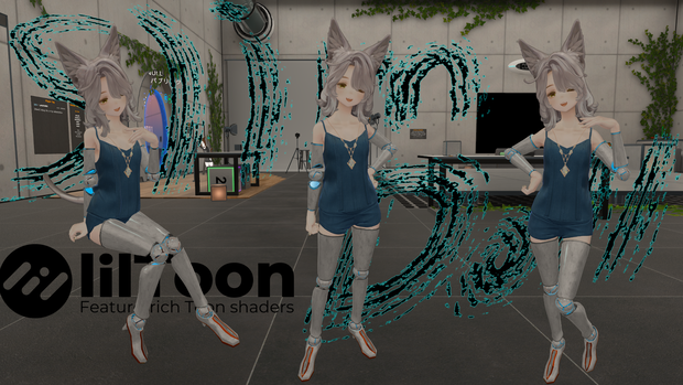 【VRChat想定・MA設定済み】SlimDoll for Marycia