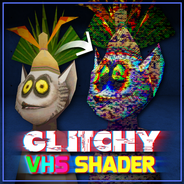 [VRC] Glitchy VHS Shader