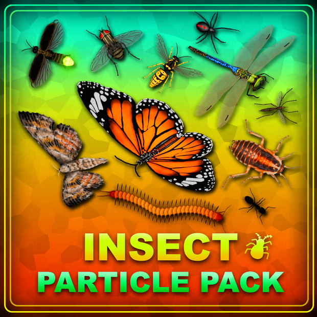 [VRC] Insect Particle Pack  昆虫パーティクルパック